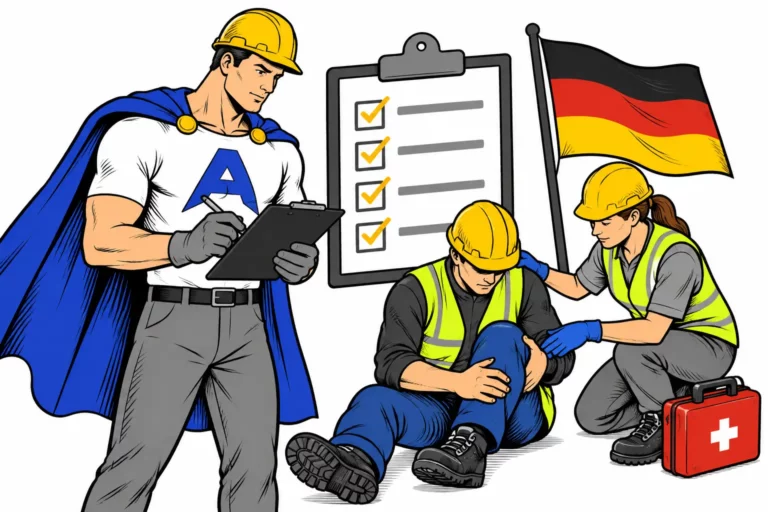 Reportable Accident Notification Checklist for Germany